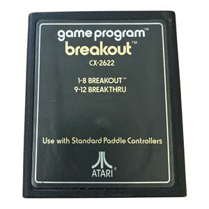 Breakout Text Label - Atari 2600 - Cartridge Only - Tested & Works